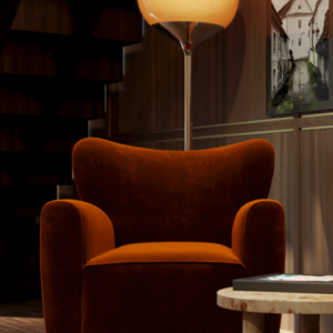 Classic Curved Armchair